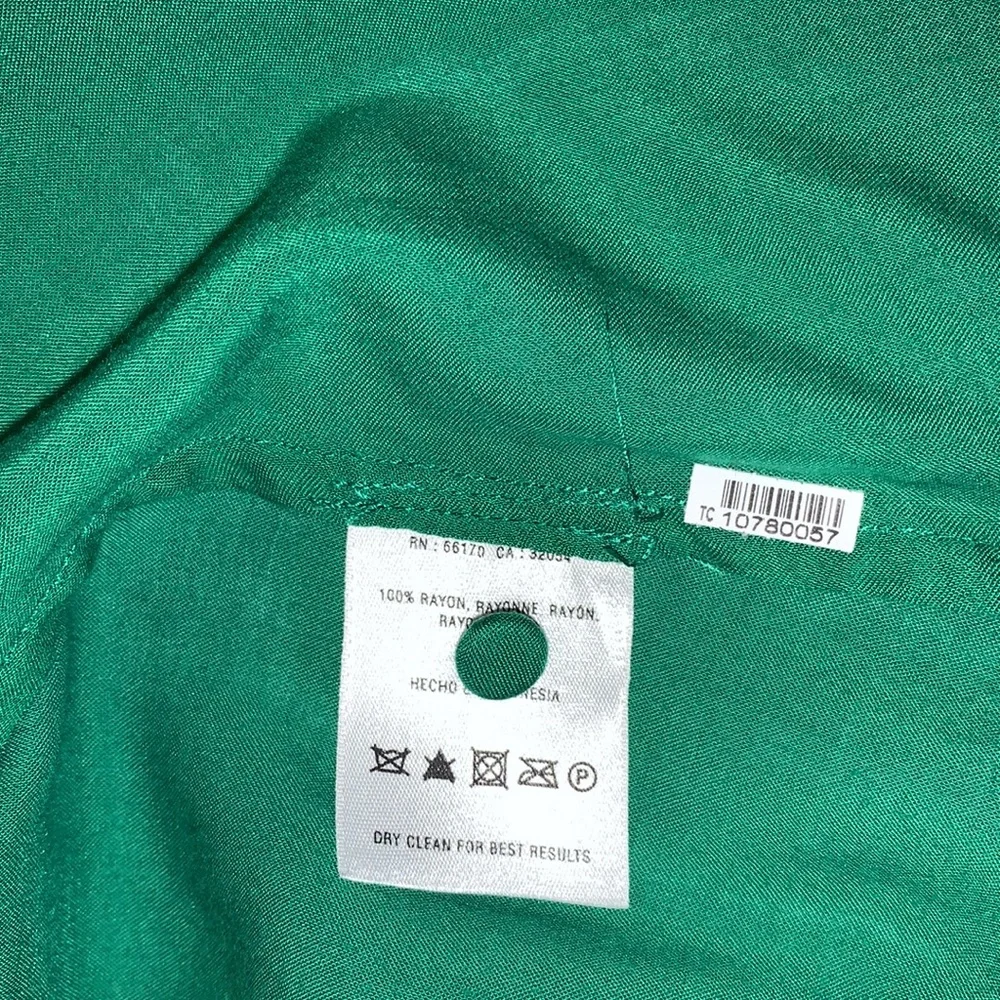 Anthropologie Maeve Green Flowy Blouse - Women’s Size Small - Picture 8 of 8